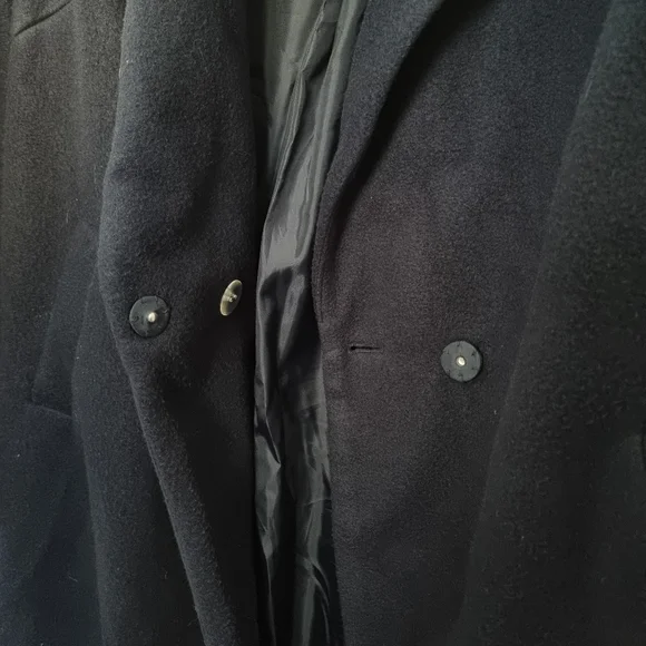 City Chic Navy Coat - Picture 4 of 4